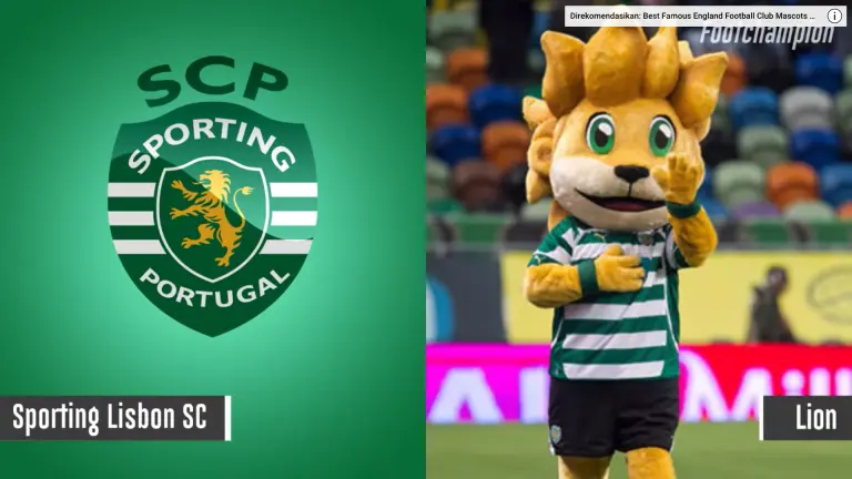 Maskot Sporting Lisbon - Lion