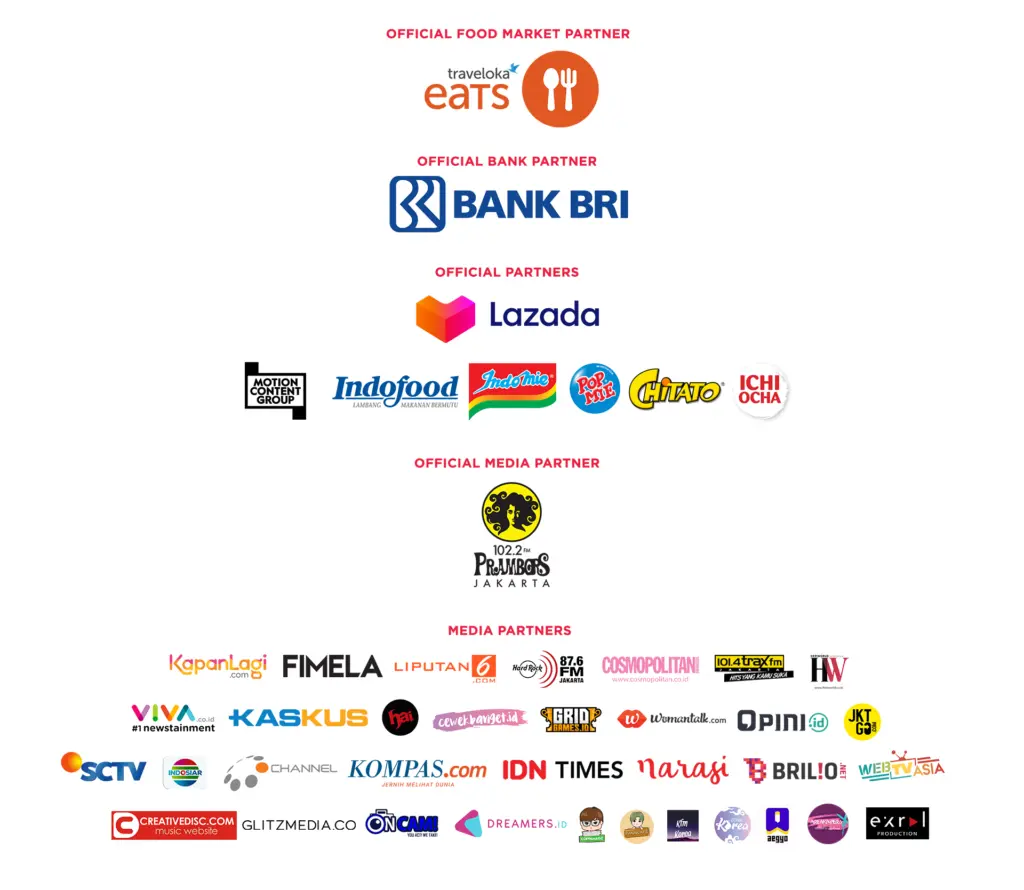 Jakarta On Off 2019 Sponsors & Media Partners