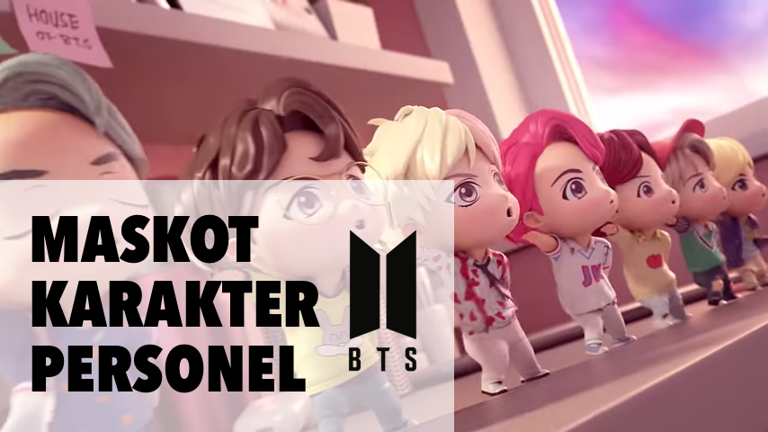 Maskot Karakter Personel BTS 1 maskot karakter bts