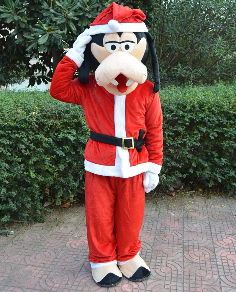 kostum goofy tema maskot natal