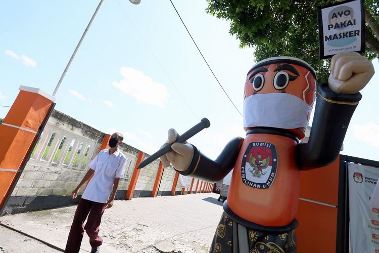 Si Danglih; Maskot Pakai Masker Dari KPU Blitar 1 si danglih maskot ayo pakai masker